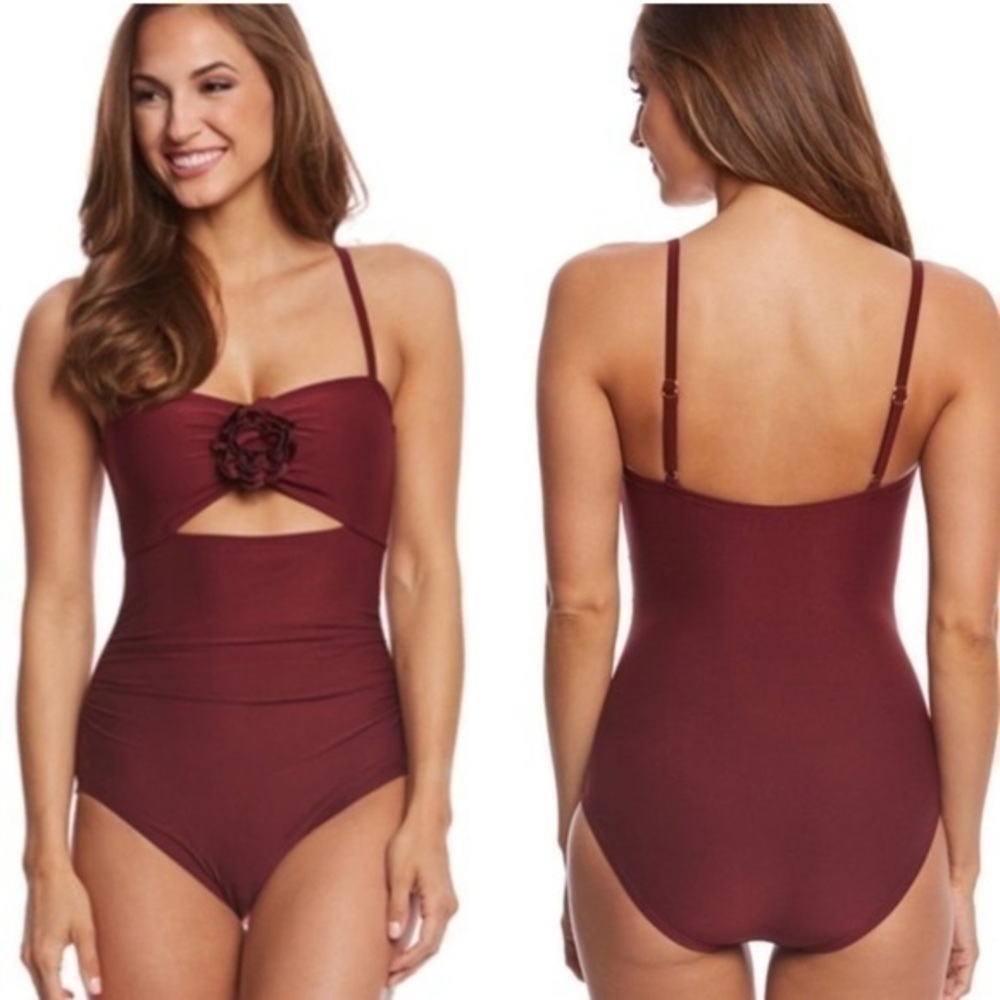 Kate Spade Peep Hole One-Piece Swimsuit Size M